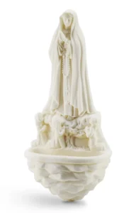 Our lady of Fatima baptismal font