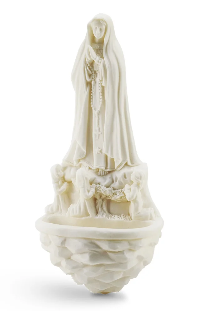 Our lady of Fatima baptismal font
