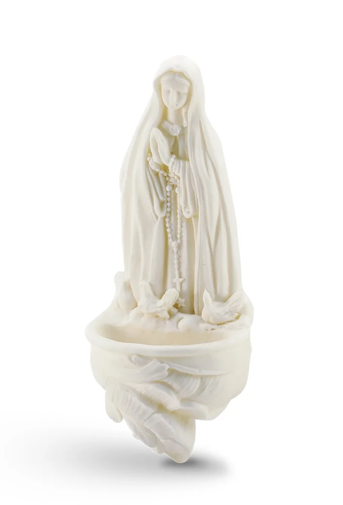 Our lady of Fatima baptismal font