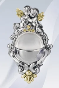 Benditera ángeles. Plata