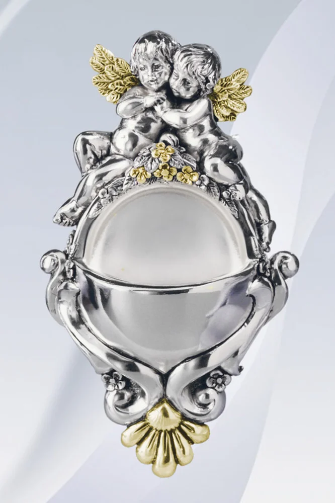 Benditera ángeles. Plata