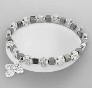 Bracelet with cross Elastic