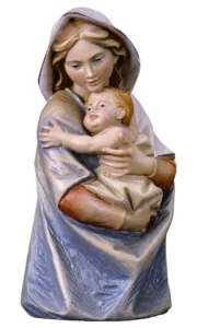 Busto de la Virgen con niño