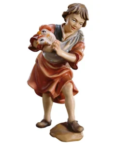 Boy with chicken (Casales Nativity)