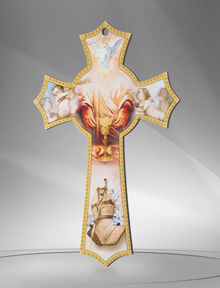 Confirmation crucifix of wood