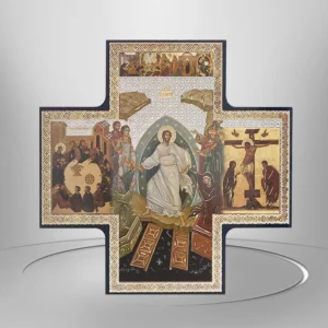 Crucifijo Pasión de Jesús en madera