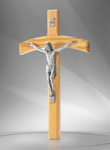 Crucifijo madera de olivo