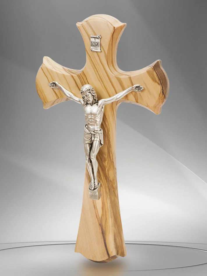 Crucifijo madera de olivo