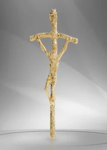 Cruz Pastoral en metal