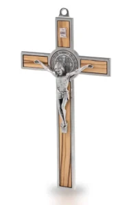 Saint Benedict cross. Wood and metal