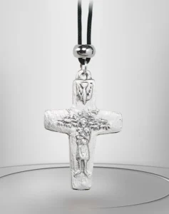 Cross of the Good Shepherd in metal