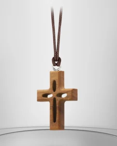 Olive wood cross