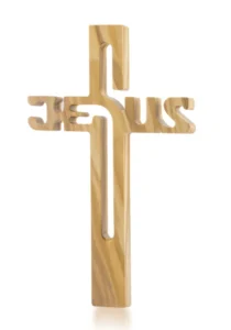 Cruz troquelada Jesus