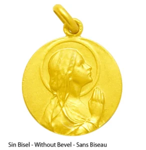 Medalla de la Virgen Maria Orando