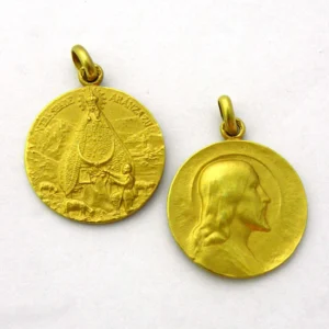 Medal. Scapular Our Lady of Aranzazu/Christ the Saviour