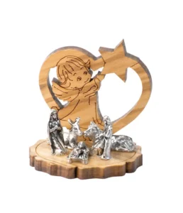 Nativity. Olive wood