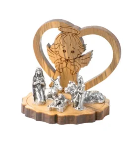 Nativity. Olive wood