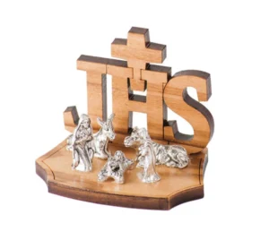 Nativity. Olive wood
