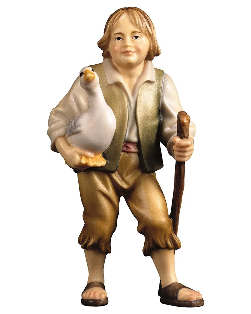 Shepherd with goose (Casales Nativity)