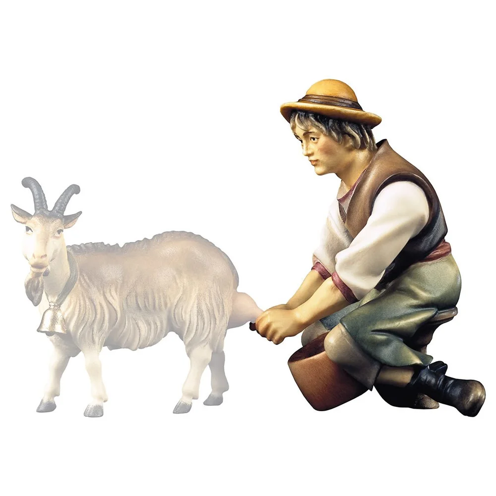 Shepherd milking (Casales Nativity)