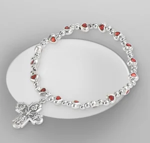 Pulsera Corazones. Elástico.