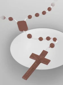 Rosario Cristiano marrón