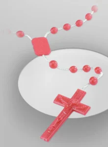 Rosario Cristiano rojo