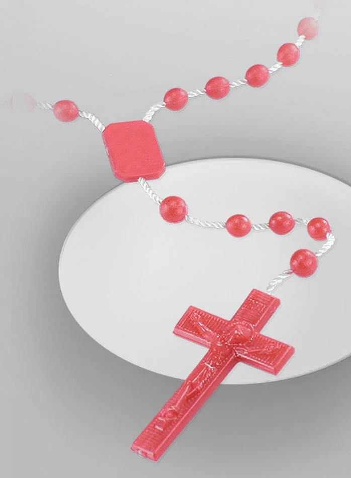 Rosario Cristiano rojo