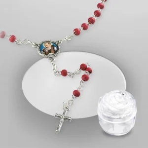 Rosario Rosas. Madera perfumada. Personalizable.