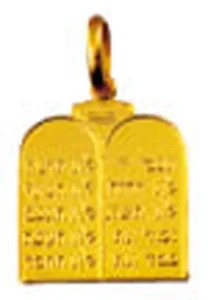 Tablas de la Ley troquelada