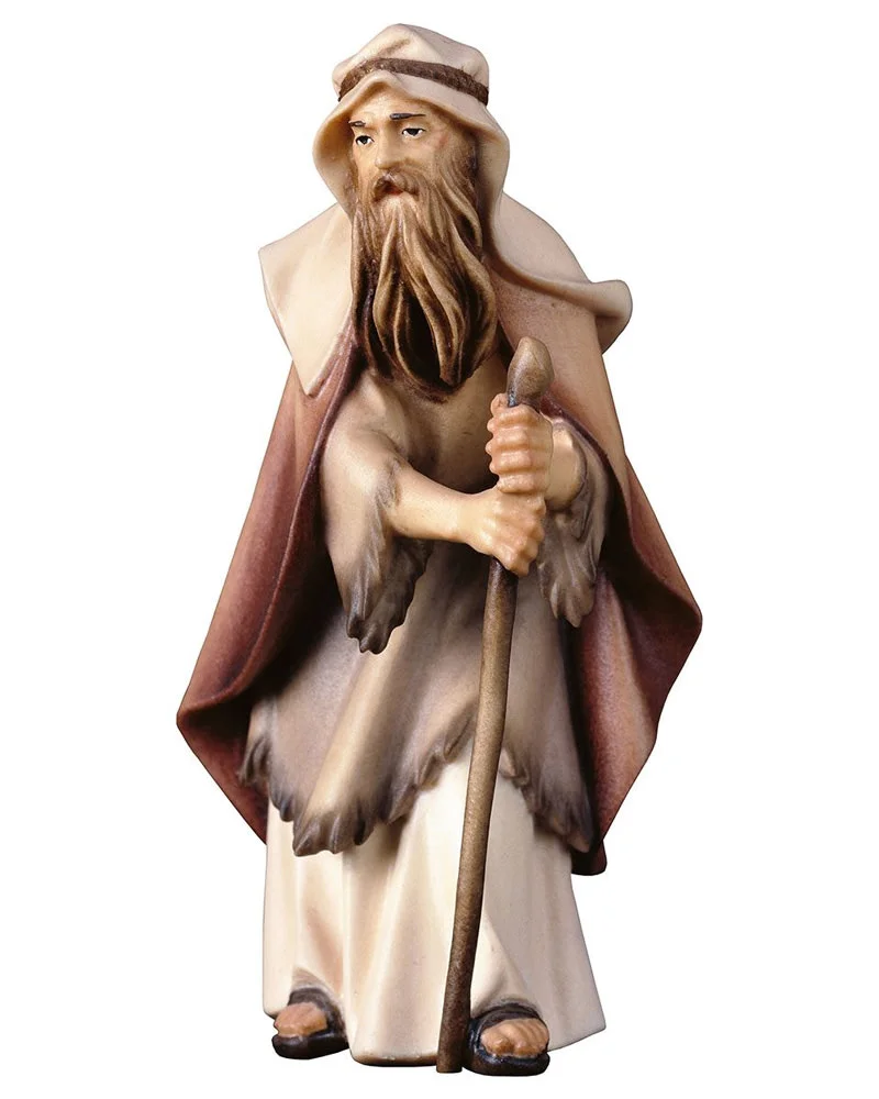 Old shepherd with stick (Casales Nativity)