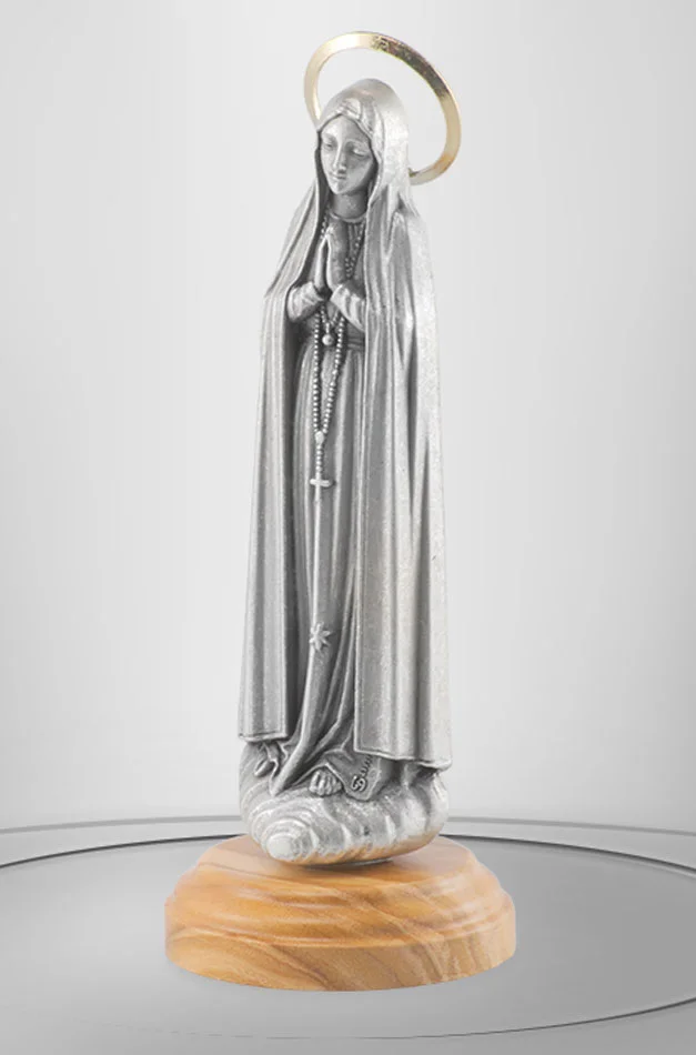 Virgen de Fatima. Metal