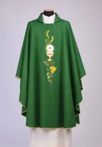 Chasuble with Eucharistic embroidery