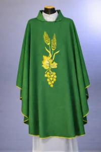 Chasuble with Eucharistic embroidery