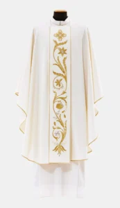 Chasuble with Gothic embroidered stole