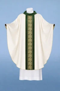 Chasuble with embroidered stole