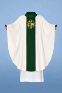 Chasuble with embroidered stole