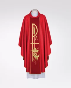 Eucharistic embroidered chasuble