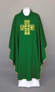 Eucharistic embroidered chasuble