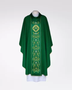 Alpha and Omega liturgical chasuble