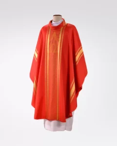 Casulla litúrgica Alfa y Omega