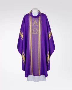 Alpha and Omega liturgical chasuble